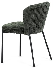 Zöld Bouclé Étkezőszék. CT-W1077 GRN2