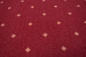 Objektív Szőnyeg 100x100 cm Aktua bordó Pöttyös Irodai Folyosó