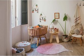 Krémszínű textil játéktároló kosár ø 30x23 cm Veggies – Lorena Canals