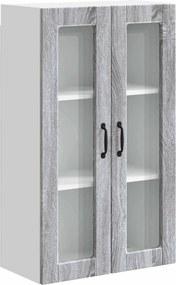 vidaXL Konyhaszekrény polcokkal Szürke Sonoma 60 x 31 x 100 cm Faanyag