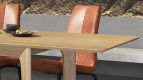 Mazzoni BARI Természetes Tölgy 180x90 cm (+2 db 45 cm-es bővítőlap) - 270 CM-IG BŐVÍTHETŐ JAPÁN/SKANDINÁV STÍLUSÚ FA ASZTAL