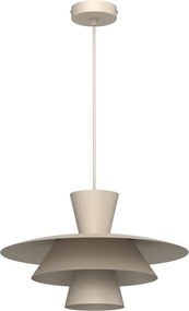 PLATO kábeles függőlámpa 1xE27/15W/230V bézs