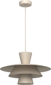 PLATO kábeles függőlámpa 1xE27/15W/230V bézs