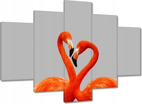 Festmények 150x105 Szerelmes flamingók