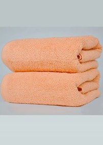 Frottír törölköző 70x140cm Rubinvörös lazac 10