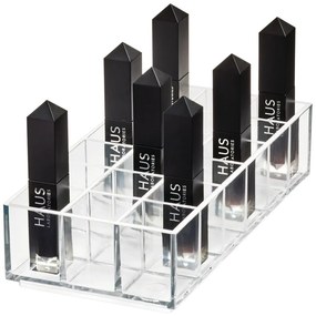 Újrahasznosított műanyag fürdőszobai rendszerező kozmetikumokhoz Lip Station – iDesign