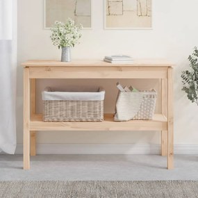 tömör fenyőfa tálalóasztal 110 x 40 x 75 cm