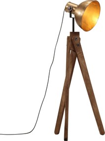 vidaXL antik sárgaréz állólámpa 25 W 45x45x120 cm E27
