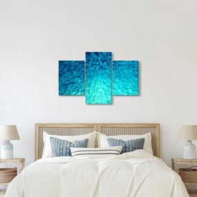 Absztrakt kocka kép (90x60 cm)