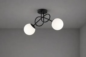 BRILAGI - MILO felületre szerelhető csillár 2xE27/60W/230V fekete