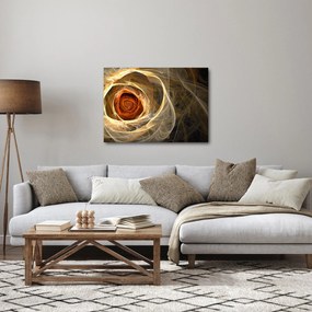 Kép - Absztrakt rózsák tüzes színekben (70x50 cm)