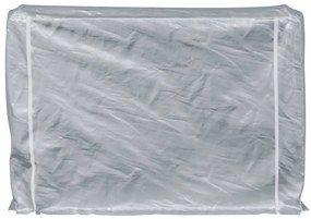 Tűzifa állvány esővédővel 200x25x150 cm Horganyzott acél