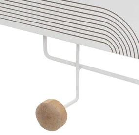 Fehér fali fogas Arch – Casa Selección