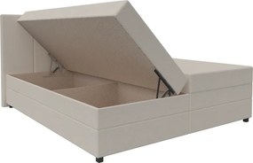 Boxspring ágy, bézs, 180x200, ALEXA