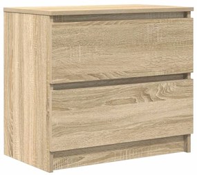 sonoma tölgy színű szerelt fa TV-szekrény 60x35x54 cm