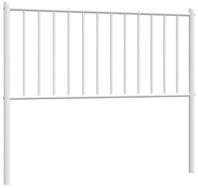 fehér fém fejtámla 100 cm