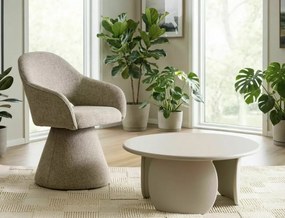 Noemi dohányzóasztal bézs