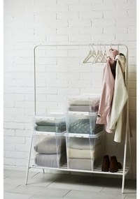 SmartStore Classic tárolódoboz fehér klipszekkel, 32 l, 32 l