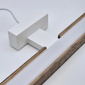 Brilagi-LED Fürdőszobai tükörmegvilágítás WOODY MIRROR LED/15W/230V IP44 tölgy/fehér