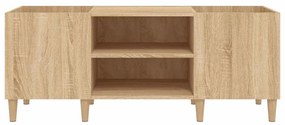 sonoma tölgyfa lemezszekrény 121 x 38 x 48 cm rétegelt fából