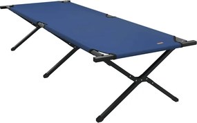 vidaXL Összecsukható Kemping Ágy Kék 210 x 80 x 46 cm Oxford szövet