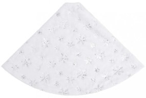 luxus karácsonyfa szoknya fehér műszőrme 90 cm