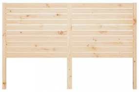 tömör fenyőfa ágyfejtámla 186x4x100 cm