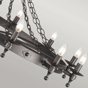Elstead Lighting WARWICK WR12-GRAPHITE Csillár 12x60W/E14
