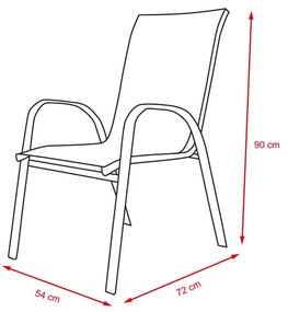 VIKING XL +8x ALINA Kerti bútor szett