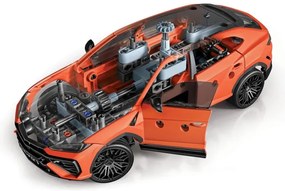 Lamborghini Urus Mechanics sportautó Clementoni