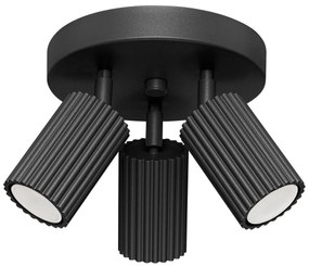 Sollux SL.1582 - Spotlámpa KARBON 3xGU10/10W/230V fekete