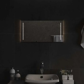 LED-es fürdőszobatükör 60x30 cm