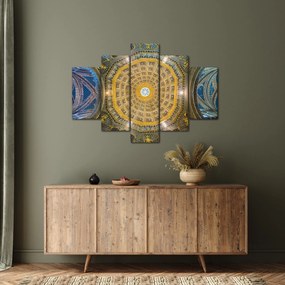A Siena templom mennyezetének képe (150x105 cm)
