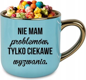 Bögre Elegant XXL Kék 400ml Kerámia Vicces Gadget Érdekes Kihívások