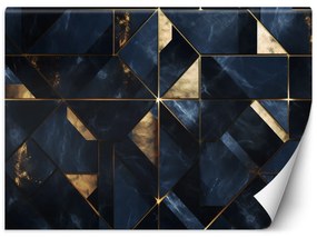 Tapéta, Kék golyó 3D - 368x254
