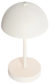 Kültéri asztali lámpa fehér újratölthető 3 fokozatban szabályozható - Keira