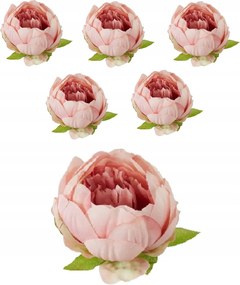 6x Bazsarózsa Termék Virágfej Peónia Virág Művirág