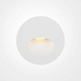 MAYTONI O015SL-L3W3K BIL Kültéri Falba Építhető Lámpa Fehér LED
