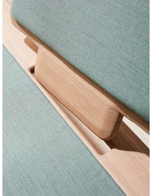 Világoszöld-natúr színű gyapjú pad Elba - Hammel Furniture