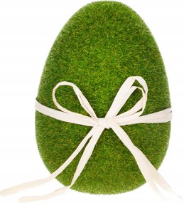 Húsvéti Tojás Flokkolt Zöld Velúr Húsvéti Kosár Nád
