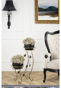 Virágállvány 70x50 cm arany