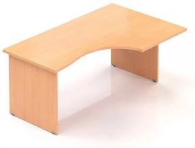 Visio ergonomikus asztal 160 x 100 cm, jobb oldali sarokkialakítás, Bükk