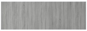 szürke sonoma színű szerelt fali fejtámla 240 x 1,5 x 80 cm