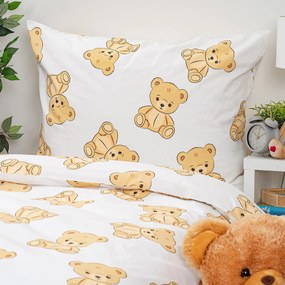 4Home Teddies pamut ágyneműhuzat, 140 x 200 cm, 70 x 90 cm, 140 x 200 cm, 70 x 90 cm