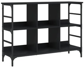 fekete szerelt fa tálalószekrény 102 x 32 x 73,5 cm