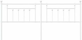 fehér fém fejtámla 200 cm