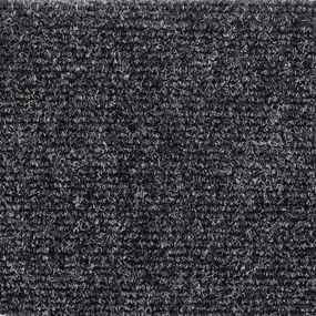 10 db sötétszürke lyukasztott öntapadó lépcsőszőnyeg 56x17x3 cm