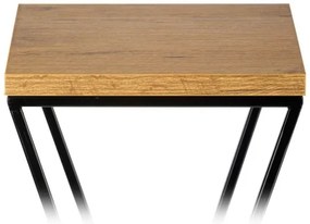 LOFT virágtartó állvány 40x24 cm fekete/barna