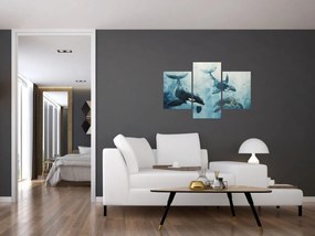 Kép - Víz alatti festmény (90x60 cm)