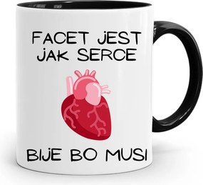 Fekete Bögre Fiúnak A Srác Azért Ver, Mert Nyomtatott Fotóval Kell